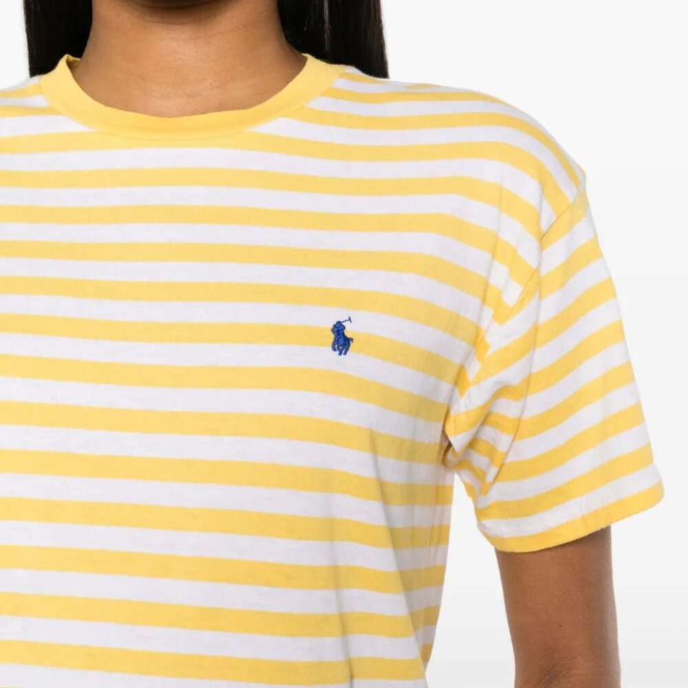 NWOT Polo Ralph Lauren Striped Polo Pony-Embroidered T-shirt - Picture 3 of 9